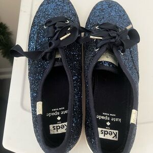 Kate Spade Glitter Sneakers - Navy Sparkle